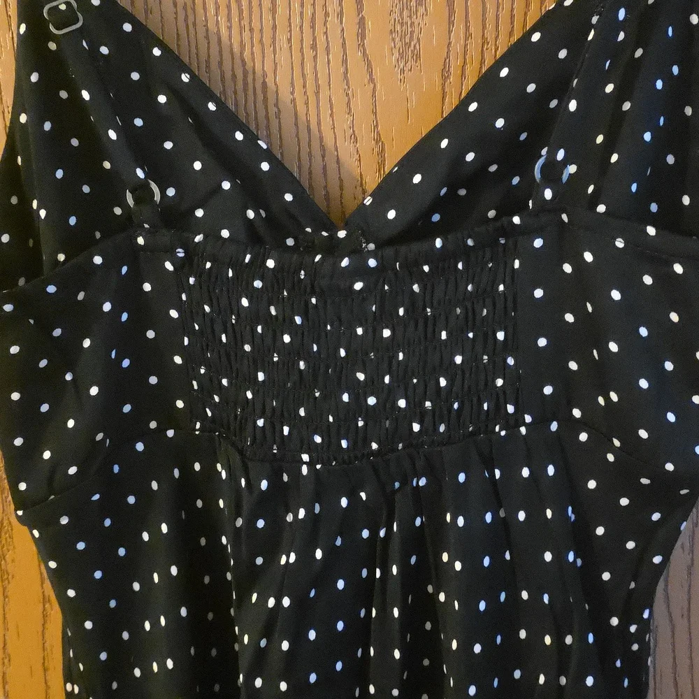 Wild Fable Black and White Polka Dot Maxi Dress - Picture 4 of 4